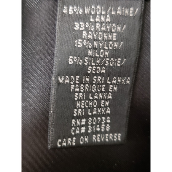 BCBG Maxazria Midi A-Line Dress Sz 6 Black White Splatter Sleeveless Belt Lined - Picture 5 of 6